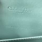 Christian Dior Vert LADY DIOR Alligator Pouch Wallet on Chain/Crossbody Bag