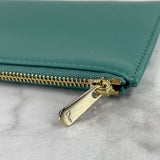 Christian Dior Vert LADY DIOR Alligator Pouch Wallet on Chain/Crossbody Bag