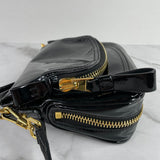 Tom Ford Black Patent Mini Jennifer Crossbody Bag
