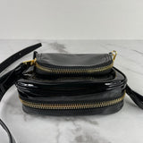 Tom Ford Black Patent Mini Jennifer Crossbody Bag