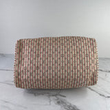 LOUIS VUITTON Pink/White Monogram Mini Lin Croisette Speedy 30 Bag