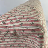 LOUIS VUITTON Pink/White Monogram Mini Lin Croisette Speedy 30 Bag