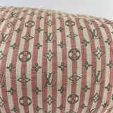 LOUIS VUITTON Pink/White Monogram Mini Lin Croisette Speedy 30 Bag