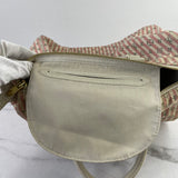 LOUIS VUITTON Pink/White Monogram Mini Lin Croisette Speedy 30 Bag