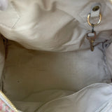 LOUIS VUITTON Pink/White Monogram Mini Lin Croisette Speedy 30 Bag