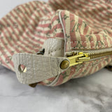 LOUIS VUITTON Pink/White Monogram Mini Lin Croisette Speedy 30 Bag