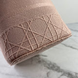 Dior Pink D-Lite Cannage Embroidered Canvas Vanity Case