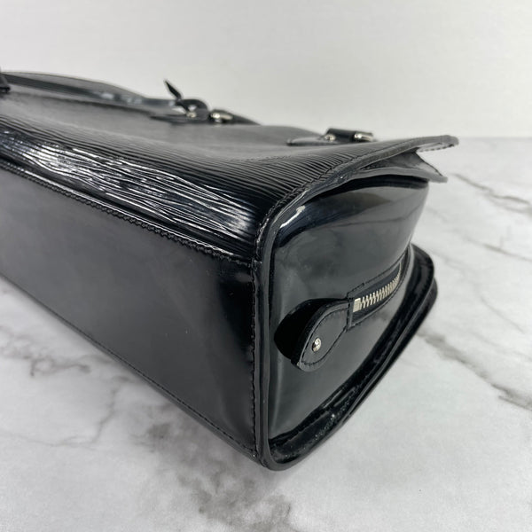 LOUIS VUITTON Black Electric Epi Leather Pont-Neuf PM Bag