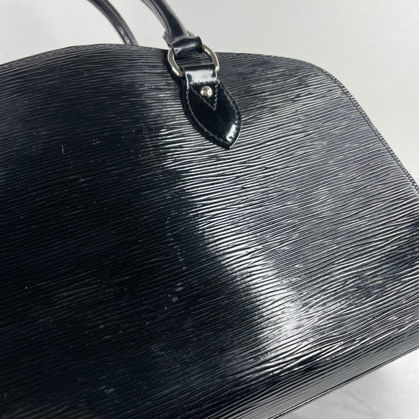 LOUIS VUITTON Black Electric Epi Leather Pont-Neuf PM Bag