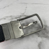 Louis Vuitton Men’s Damier Print Reversible Leather Red/Black Belt Size 85/34