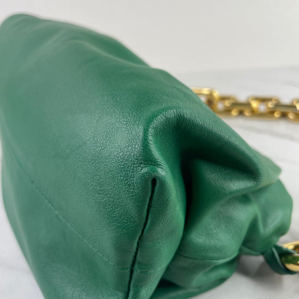 Bottega Veneta Green Chain Pouch Shoulder Bag