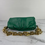 Bottega Veneta Green Chain Pouch Shoulder Bag