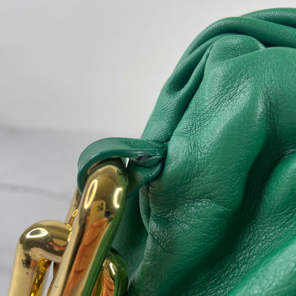 Bottega Veneta Green Chain Pouch Shoulder Bag