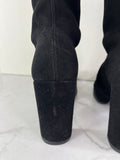 Stuart Weitzman Black Suede Hiline Over The Knee Boots Size 6