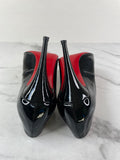 CHRISTIAN LOUBOUTIN Black Patent Pumps Size 36.5