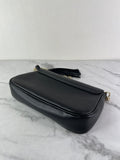 Gucci Black Pebbled Leather Soho Chain Flap Shoulder Bag