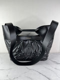 ALEXANDER MCQUEEN Black Calfskin Quilted Small The Bow Shoulder/Crossbody Bag