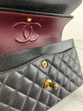 Chanel Small Black Caviar Classic Double Flap Bag