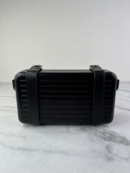 RIMOWA Black PERSONAL ALUMINUM Crossbody/Shoulder Bag
