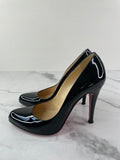 CHRISTIAN LOUBOUTIN Black Patent Pumps Size 36.5