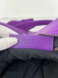 BALENCIAGA Ultraviolet Agneau Classic Hardware City Shoulder Bag