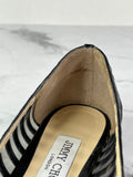 Jimmy Choo Black Patent Romy Flats Size 37
