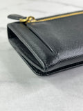 Prada Black Saffiano Flap Wallet