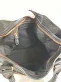 BALENCIAGA Black Lambskin Leather Giant 21 Rose Gold Motorcycle City Shoulder Bag