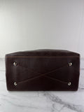 Louis Vuitton Carmel Mahina Chocolate Brown Hobo Shoulder Bag
