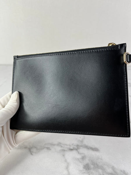 ALEXANDER MCQUEEN Black Calfskin Quilted Small The Bow Shoulder/Crossbody Bag