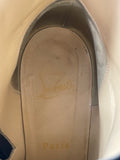 CHRISTIAN LOUBOUTIN Black Leather Adox 85 Ankle Boots Size 38.5