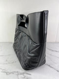 ALEXANDER MCQUEEN Black Calfskin Quilted Small The Bow Shoulder/Crossbody Bag