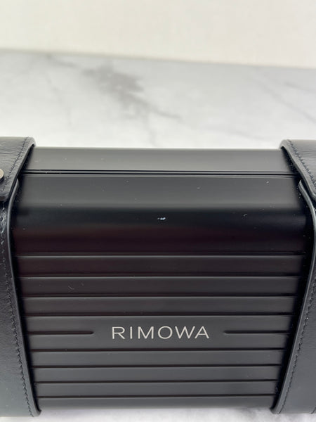 RIMOWA Black PERSONAL ALUMINUM Crossbody/Shoulder Bag