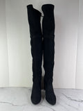 Stuart Weitzman Black Suede Hiline Over The Knee Boots Size 6