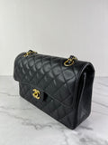 Chanel Small Black Caviar Classic Double Flap Bag