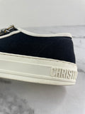 Christian Dior Walk’N’Dior Black Canvas Sneakers Size 37.5