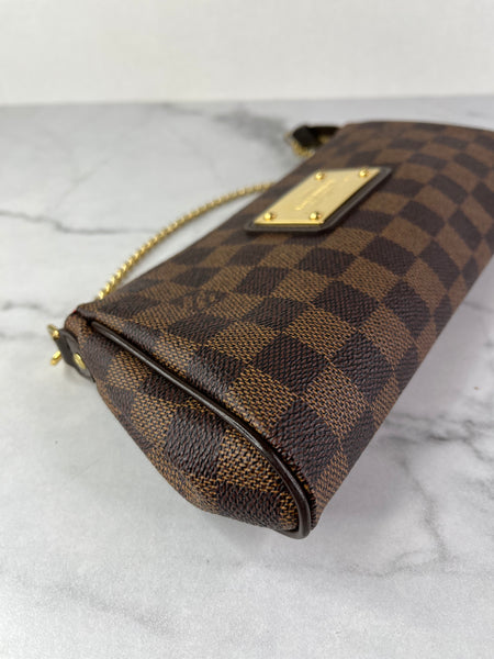 Louis Vuitton Damier Ebene Eva Crossbody/Shoulder Bag