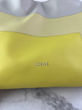 LOEWE Medium Flamenco Pale Grey/Light Citrine nappa calfskin clutch/crossbody/shoulder bag