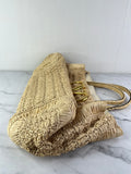 Valentino VLogo Signature Raffia Tote Bag