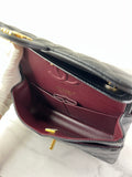 Chanel Small Black Caviar Classic Double Flap Bag