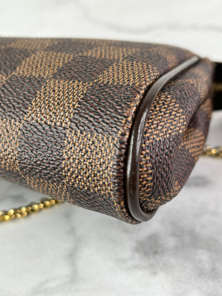 Louis Vuitton Damier Ebene Eva Crossbody/Shoulder Bag