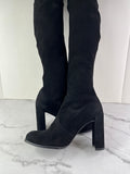 Stuart Weitzman Black Suede Hiline Over The Knee Boots Size 6