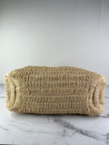 Valentino VLogo Signature Raffia Tote Bag