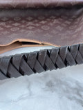 Louis Vuitton Carmel Mahina Chocolate Brown Hobo Shoulder Bag