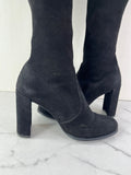 Stuart Weitzman Black Suede Hiline Over The Knee Boots Size 6
