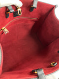 Louis Vuitton Black/Beige Monogram Empreinte Leather OnTheGo MM Shoulder Bag