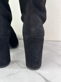 Stuart Weitzman Black Suede Hiline Over The Knee Boots Size 6