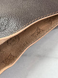 Louis Vuitton Carmel Mahina Chocolate Brown Hobo Shoulder Bag
