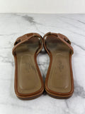 Hermes Gold (Brown) Oran Flat Sandals Size 37