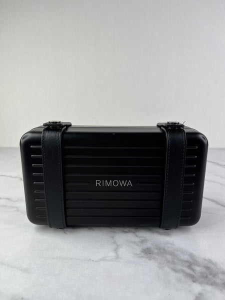 RIMOWA Black PERSONAL ALUMINUM Crossbody/Shoulder Bag